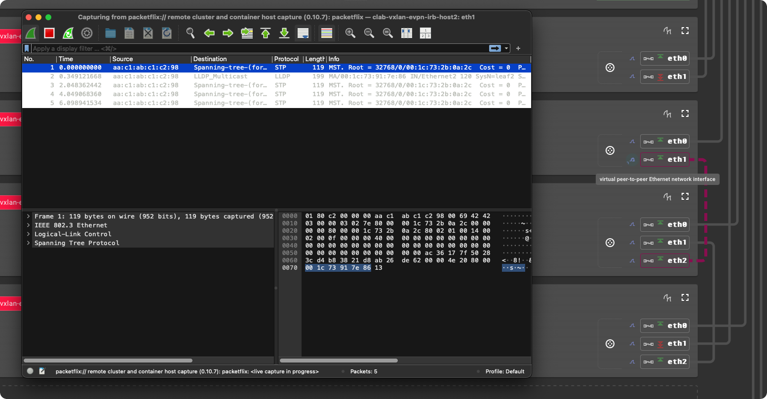 Edgeshark and Wireshark